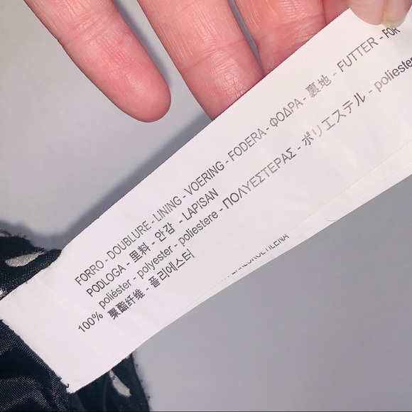 Zara polka dot a-line dress black white mini short capped sleeve - Picture 10 of 14